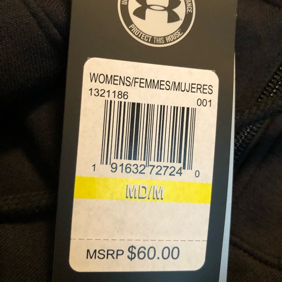 Under Armour Women's Cotton Fleece Wordmark - Picture 5 of 5